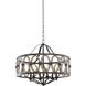 Belmont 6 Light 28.5 inch Florence Gold Pendant Ceiling Light